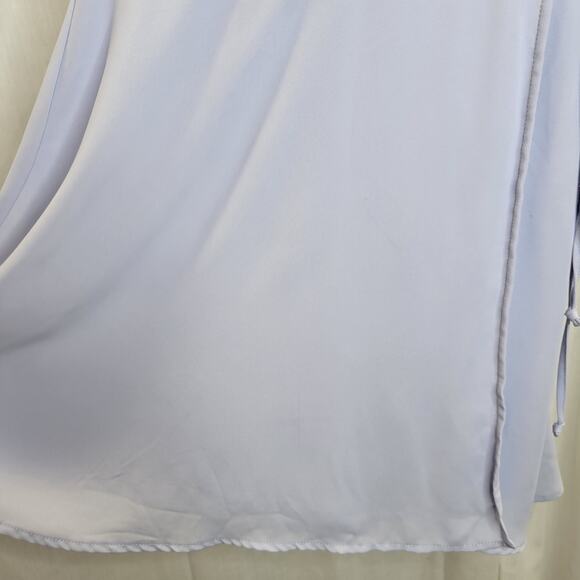 LUSH Periwinkle Cold Shoulder Wrap Dress, XS - Picture 5 of 8